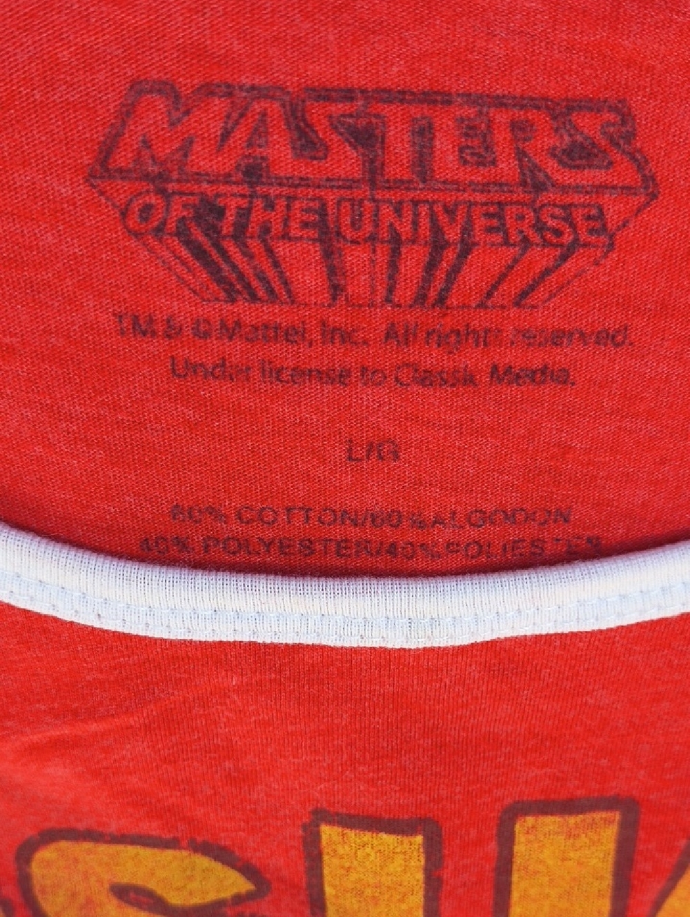 Masters of the Universe Red Tank Top - Vintage Graphic - Picture 1 of 4
